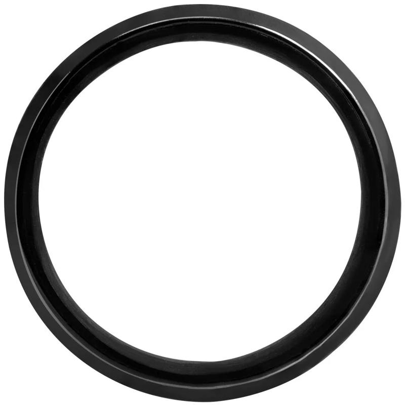 Men&#39;s Black Zirconium Band with Carbon Fiber &amp; Cerakote – Image 2 of 3