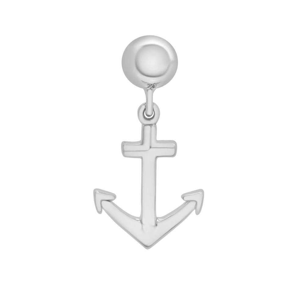 Anchor Bead Charm in Sterling Silver – Image 1 of 3