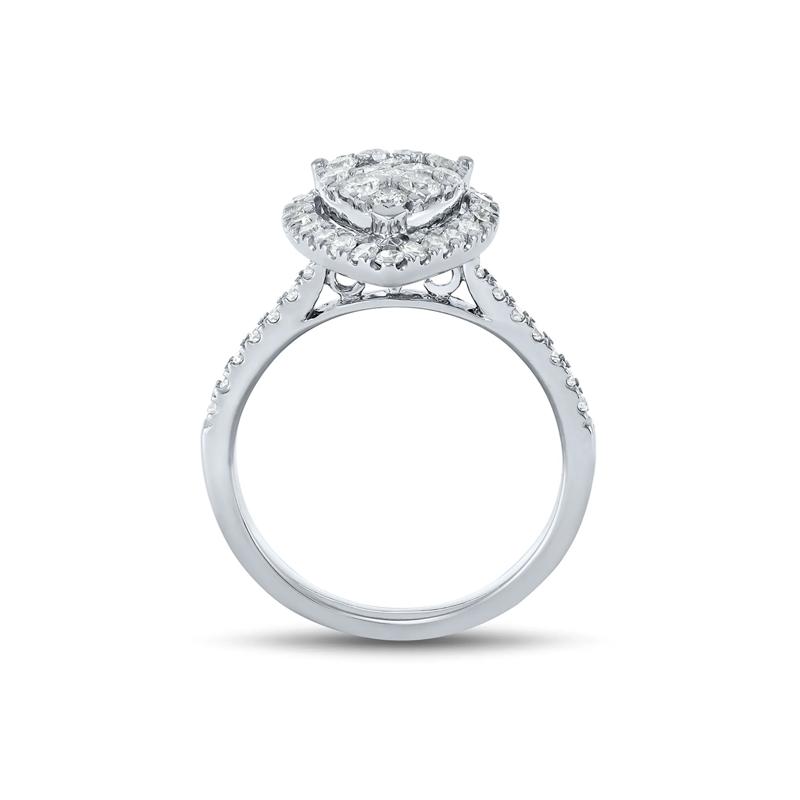1 ct. tw. Diamond Engagement Ring in 10K White Gold – Image 2 of 3