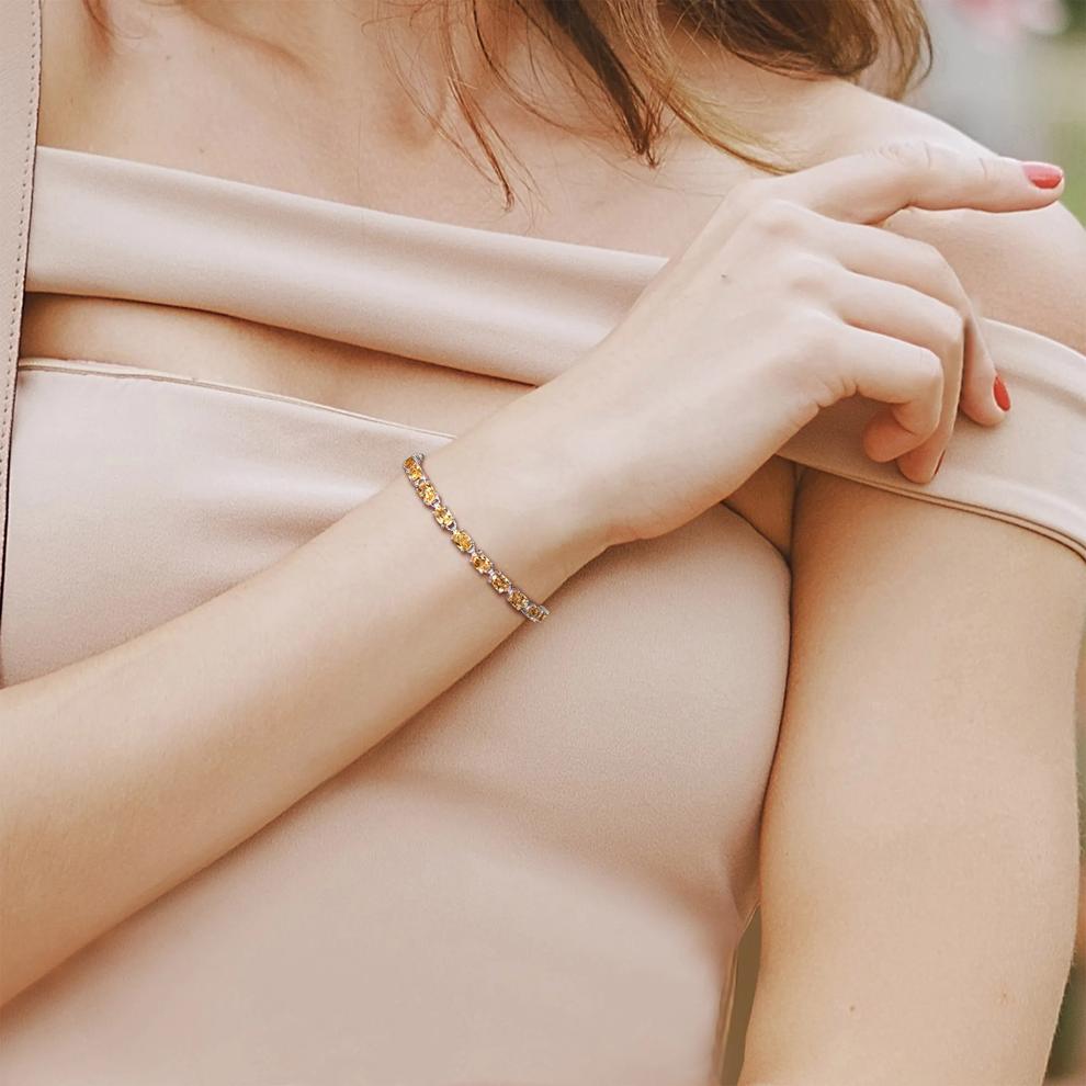 Citrine Bracelet in Sterling Silver – Image 4 of 5