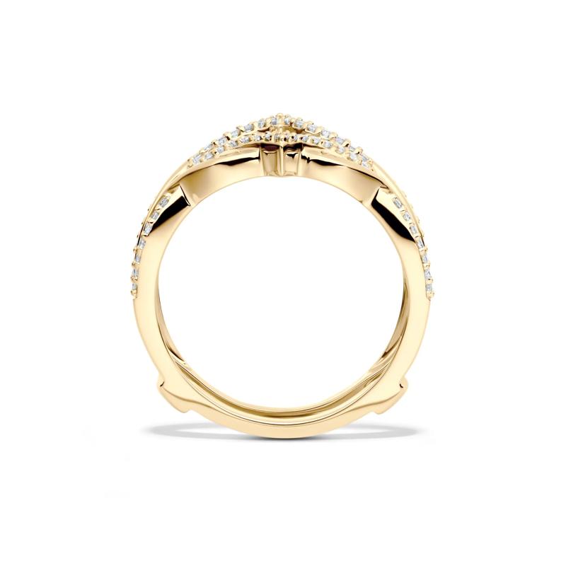 1/5 ct. tw. Diamond Ring Enhancer in 10K Yellow Gold – Image 2 of 4