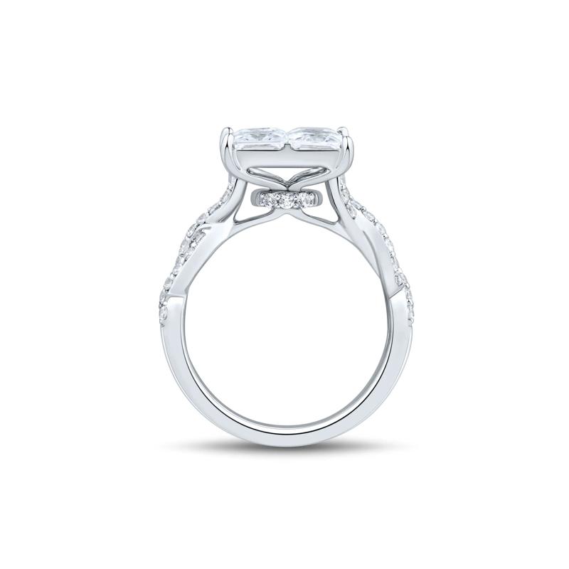 Lab Grown Diamond Composite Engagement Ring in 10K White Gold &#40;3 1/2 ct. tw.&#41; – Image 2 of 3