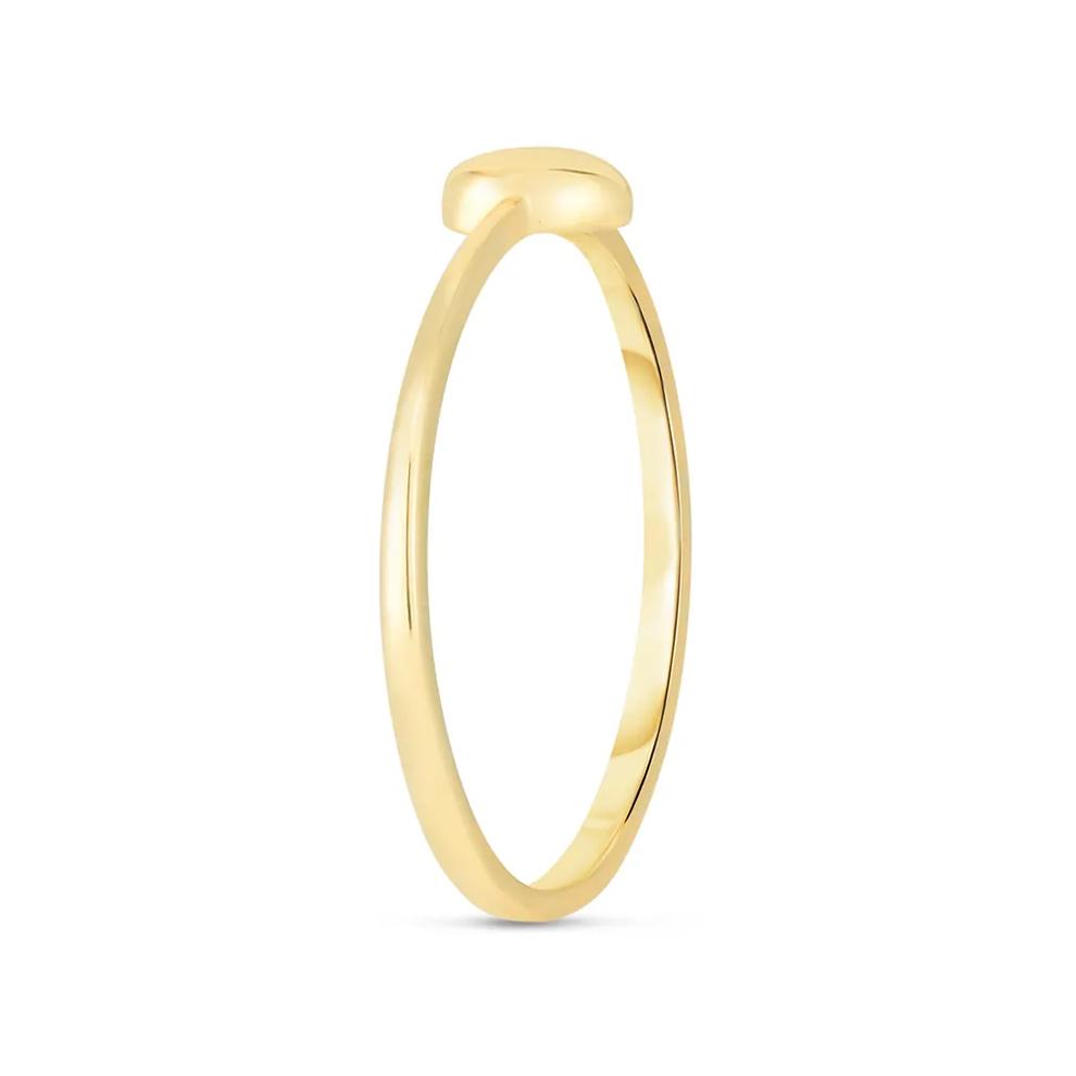 Heart Stacking Ring in 14K Yellow Gold – Image 3 of 3