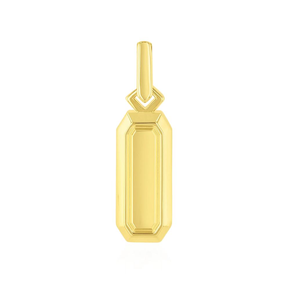 Men's Stick Tag Charm in Vermeil – Image 1 of 3