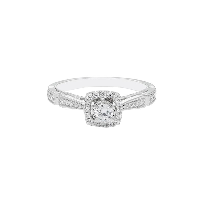1/3 ct. tw. Diamond Ring in 10K White Gold – Image 1 of 3
