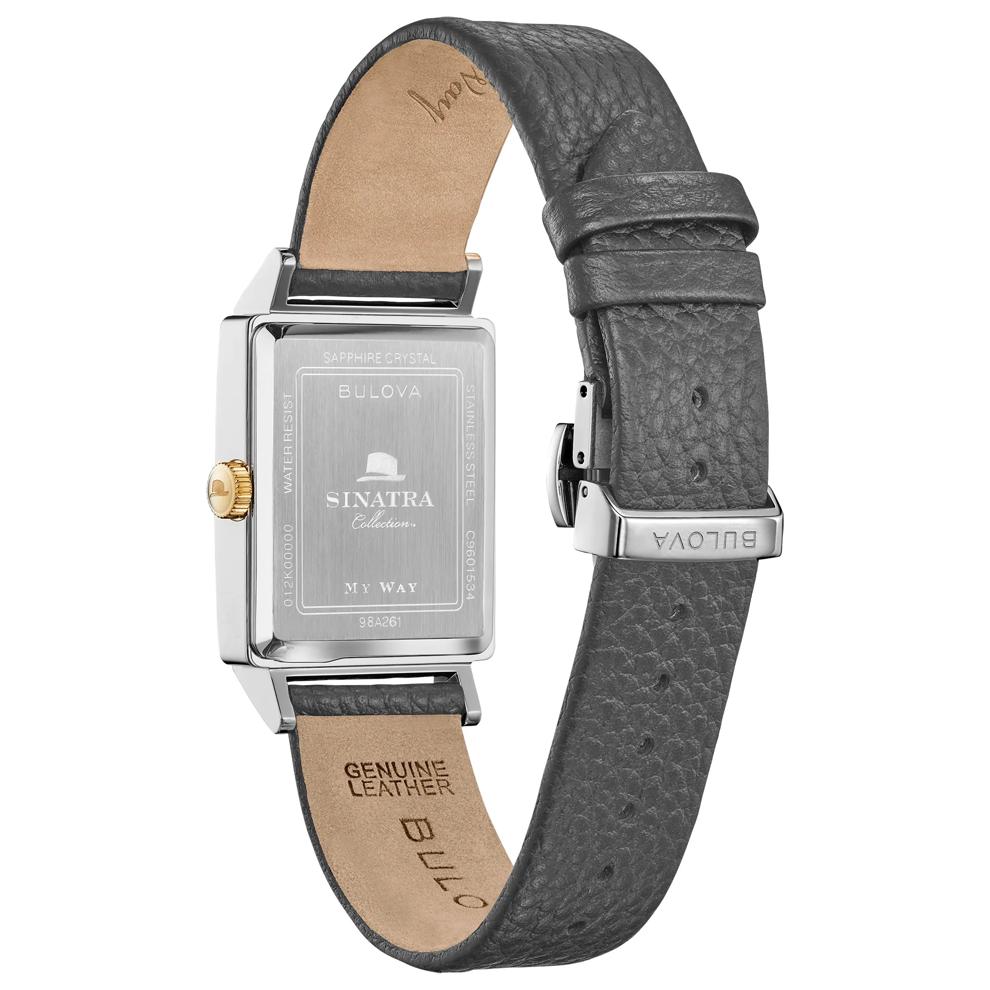 Men's Frank Sinatra My Way Watch in Black Leather – Image 3 of 3