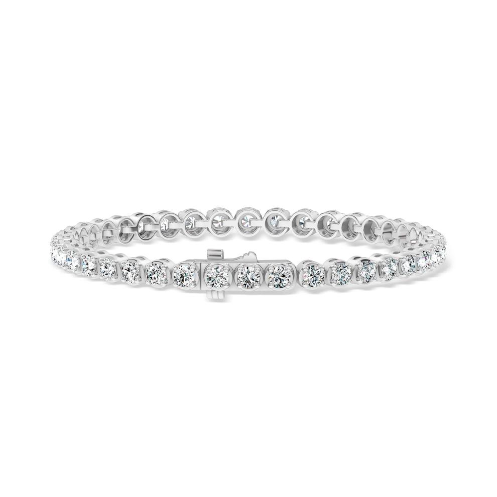 Diamond Tennis Bracelet in 10K White Gold, 7" (7 ct. tw.) – Image 2 of 2