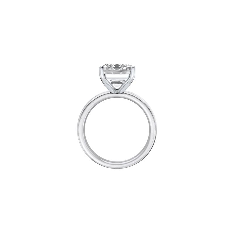 Lab Grown Diamond Emerald-Cut Solitaire Ring in Platinum &#40;6 ct.&#41; – Image 2 of 4
