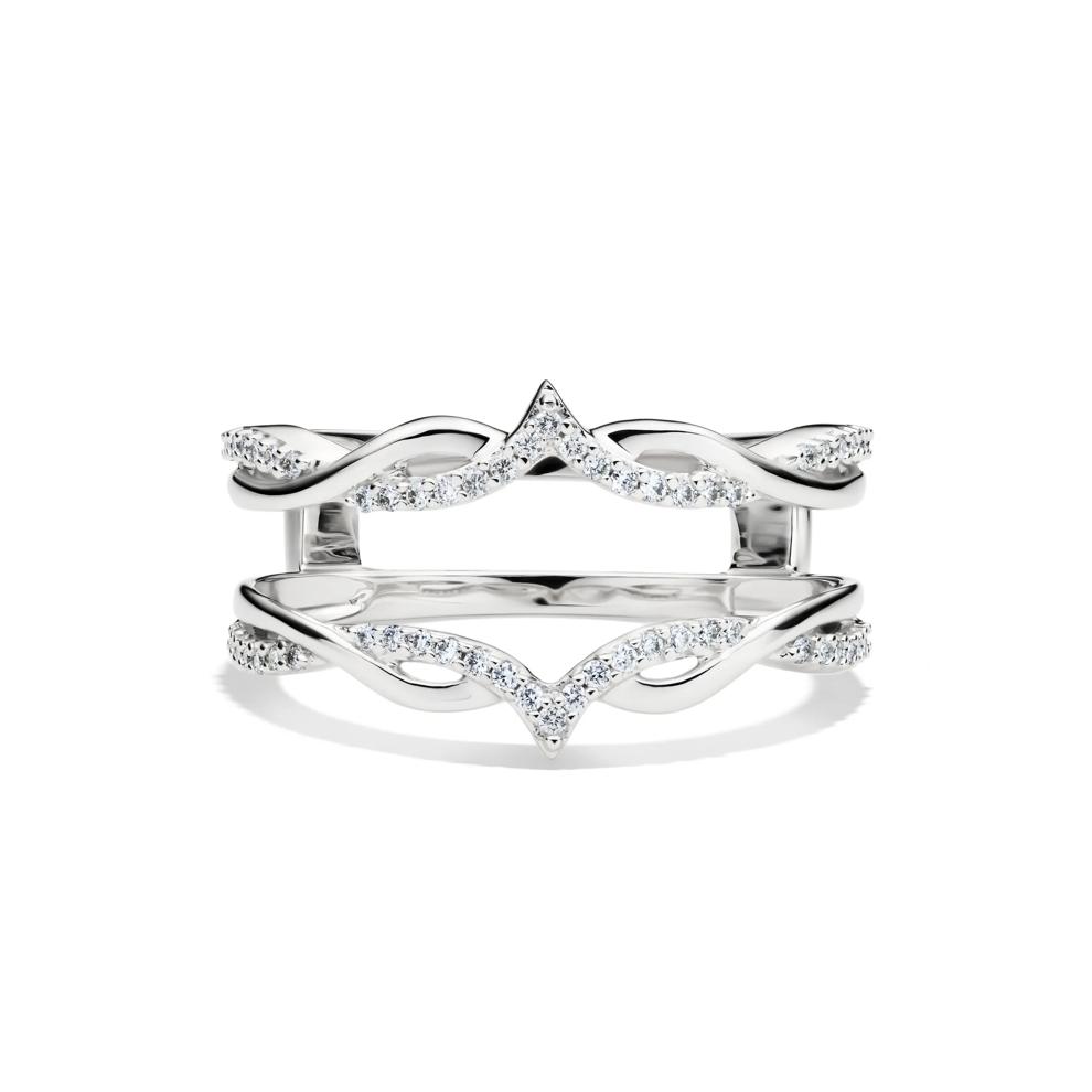 Diamond Ring Enhancer in 10K White Gold (1/5 ct. tw.) – Image 1 of 4