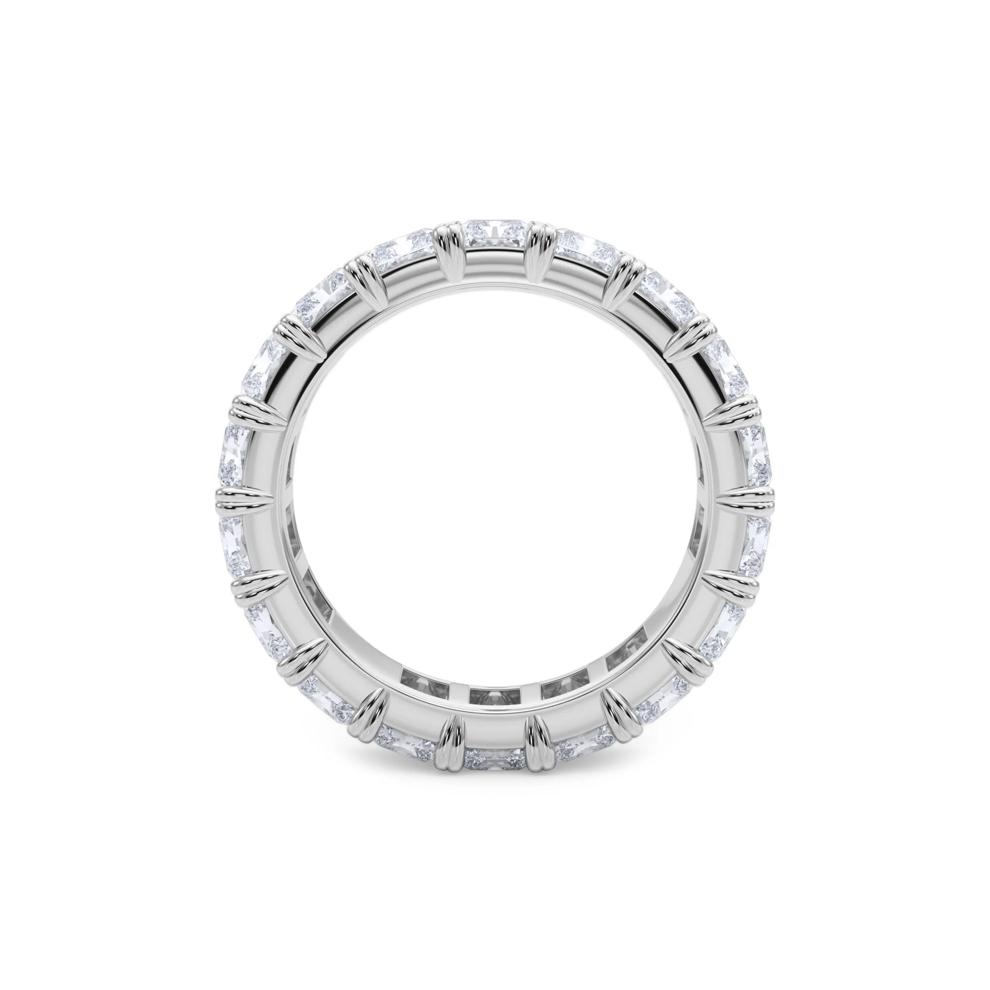 Lab Grown Diamond Radiant-Cut Eternity Band in Platinum (7 ct. tw.) – Image 2 of 5