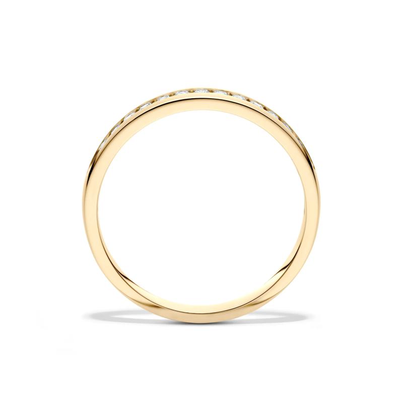 1/7 ct. tw. Diamond Wedding Band in 14K Yellow Gold – Image 2 of 3