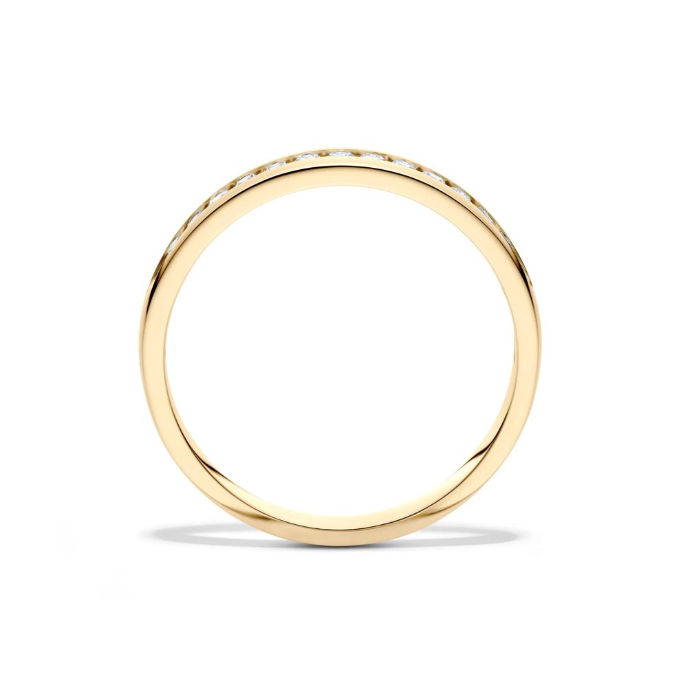 1/7 ct. tw. Diamond Wedding Band in 14K Yellow Gold – Image 2 of 4