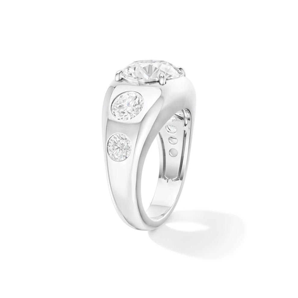 Rory Lab Grown Diamond Engagement Ring in 14K White Gold (4 1/2 ct. tw.) – Image 3 of 4