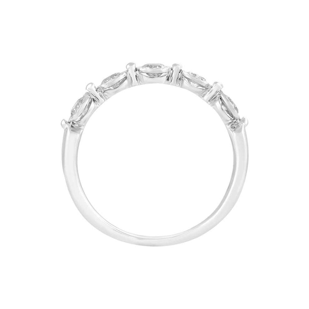Round Diamond Band in 10K White Gold (1/2 ct. tw.) – Image 2 of 3