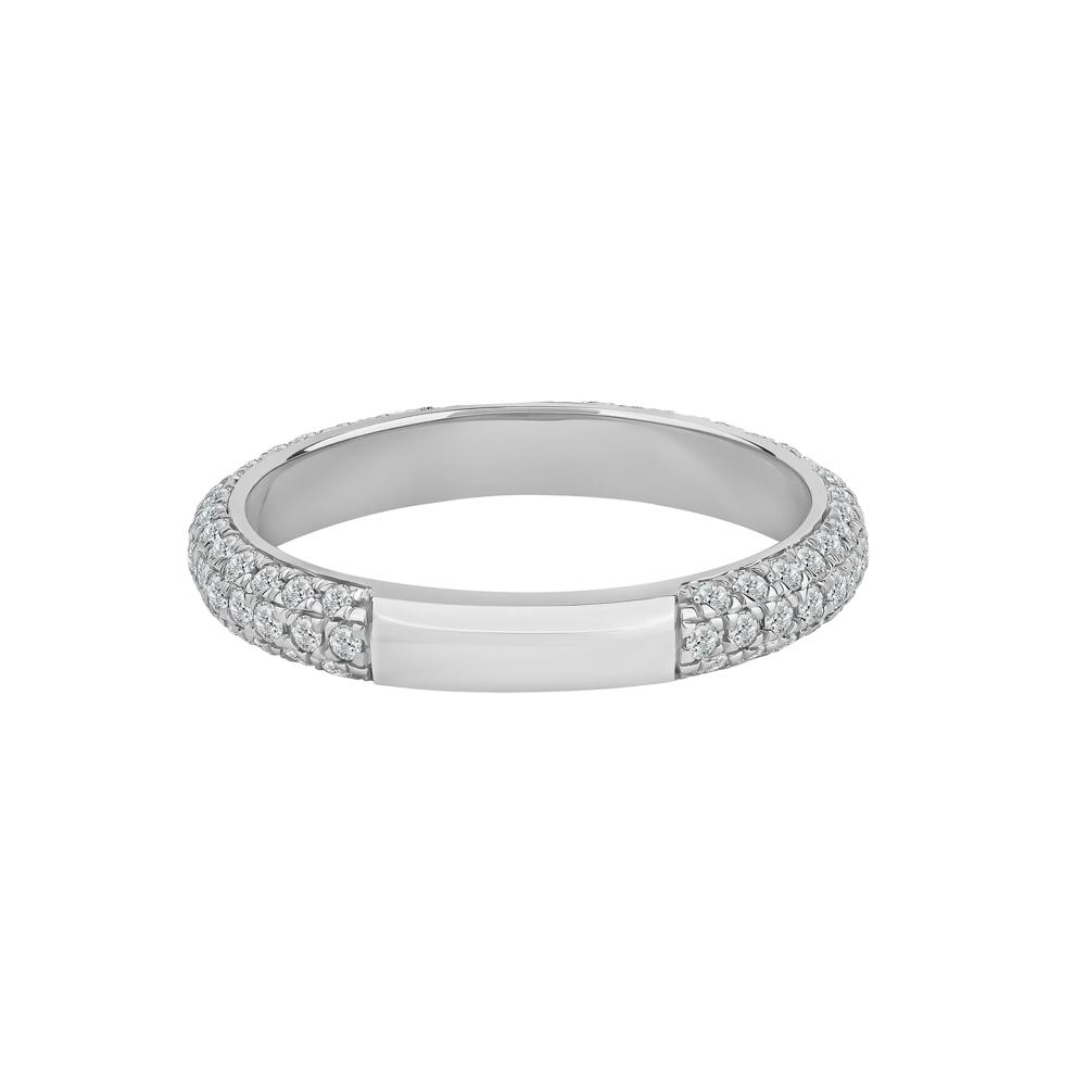&ldquo;Darcy&rdquo; Lab Grown Diamond Anniversary Band in Platinum (3/4 ct. tw.) – Image 4 of 4