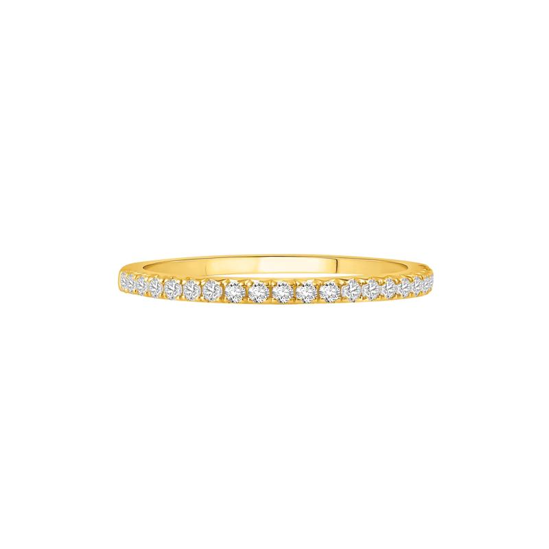 Lab Grown Diamond Anniversary Band in 14K Yellow Gold &#40;1/4 ct. tw.&#41; – Image 1 of 3