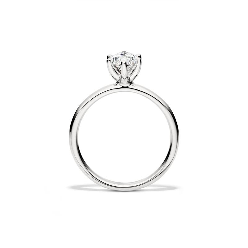 Diamond Marquise Solitaire Engagement Ring in 14K White Gold &#40;1 ct.&#41; – Image 2 of 5