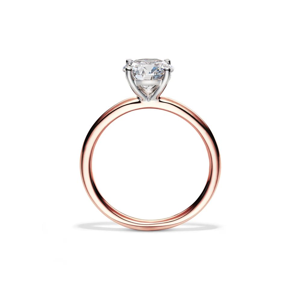 Lab Grown Diamond Solitaire Round Engagement Ring in 14K Rose Gold (1 1/2 ct.) – Image 2 of 4