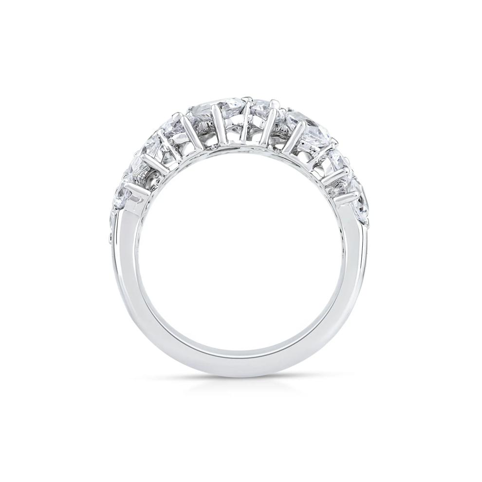 Lab Grown Diamond Multi-Stone Band in 14K White Gold (3 ct. tw.) – Image 2 of 3