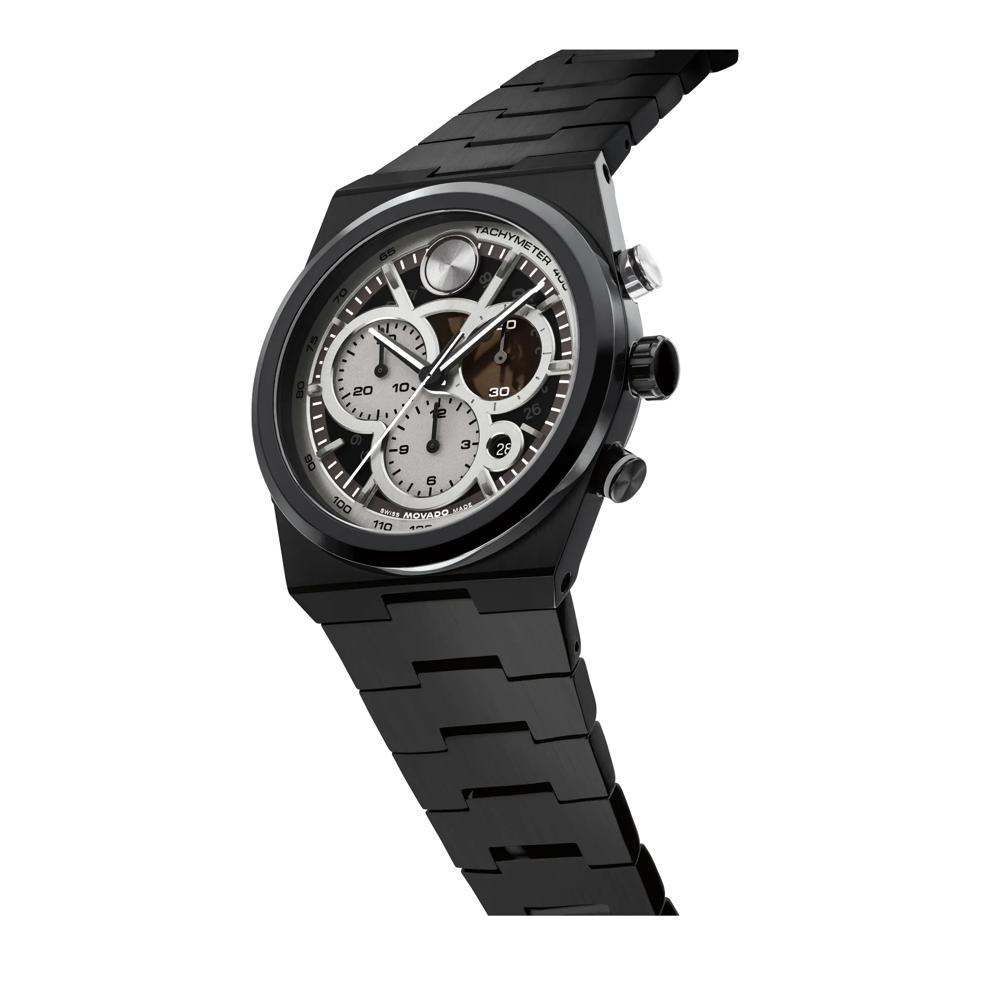 Men's Quest Watch in Black Stainless Steel – Image 2 of 3