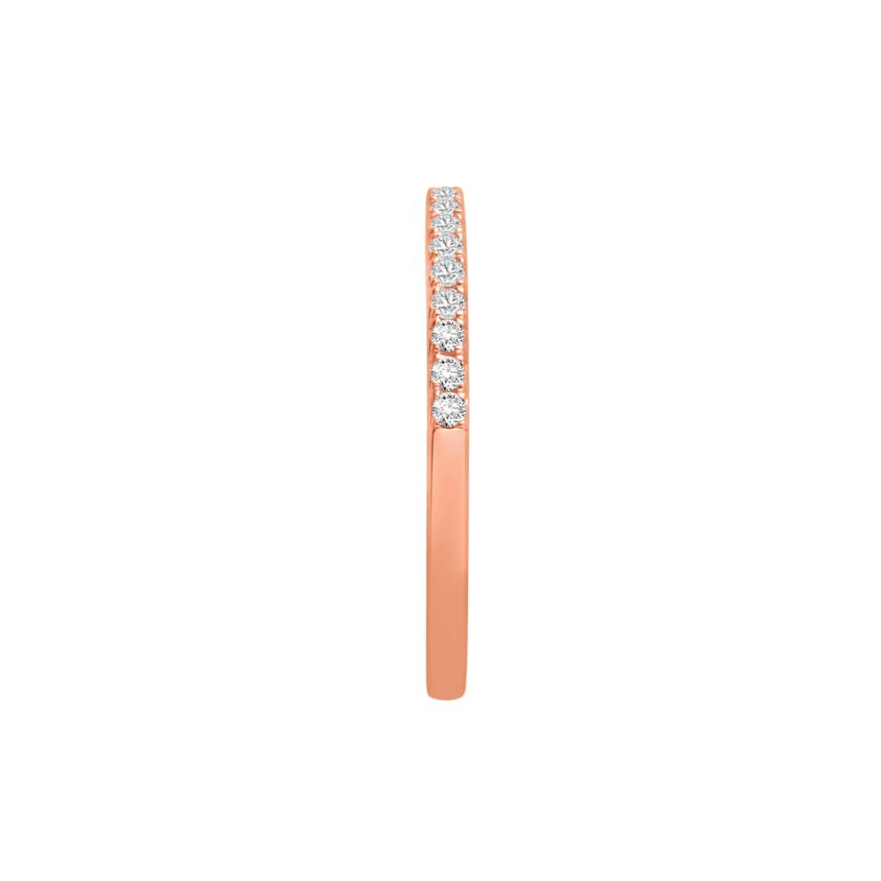 Lab Grown Diamond Anniversary Band in 14K Rose Gold (1/4 ct. tw.) – Image 3 of 3