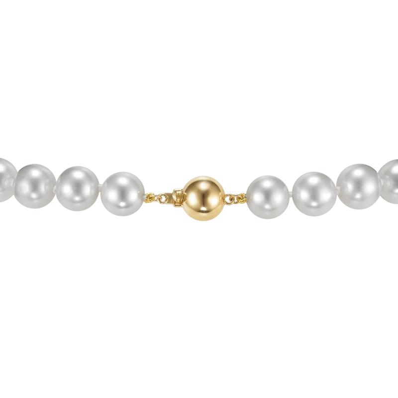 Freshwater Pearl Graduated Strand in 14K Yellow Gold, 18&rdquo; – Image 2 of 3