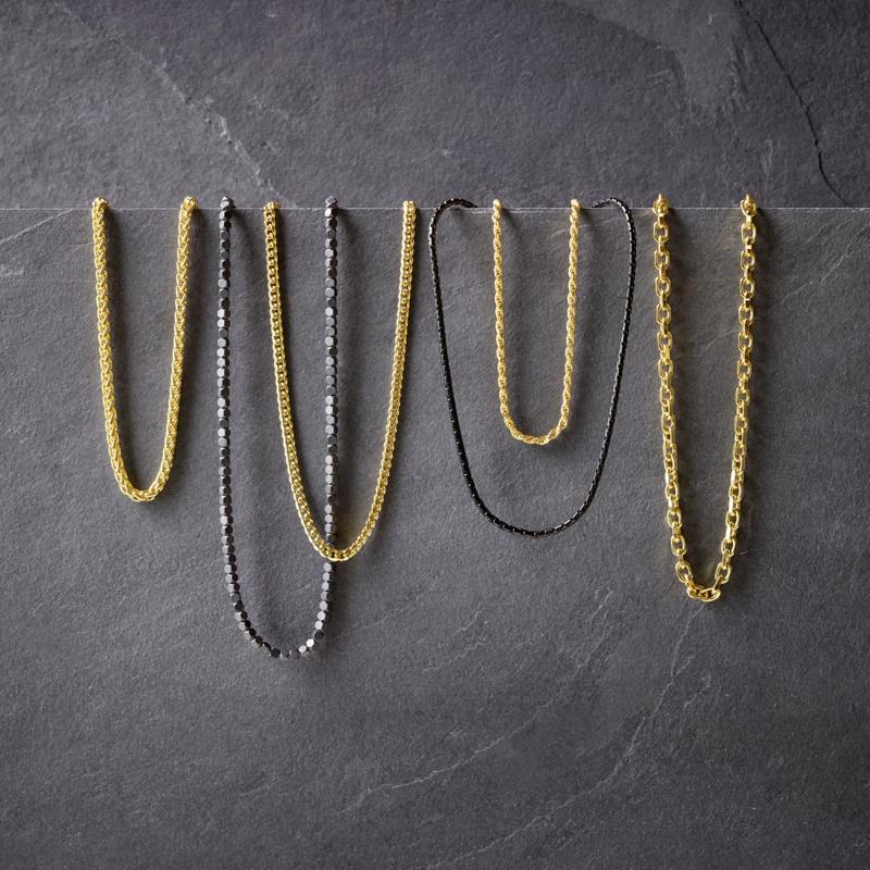 Men&#39;s Curb Chain in Vermeil, 5MM, 22&quot; – Image 6 of 6