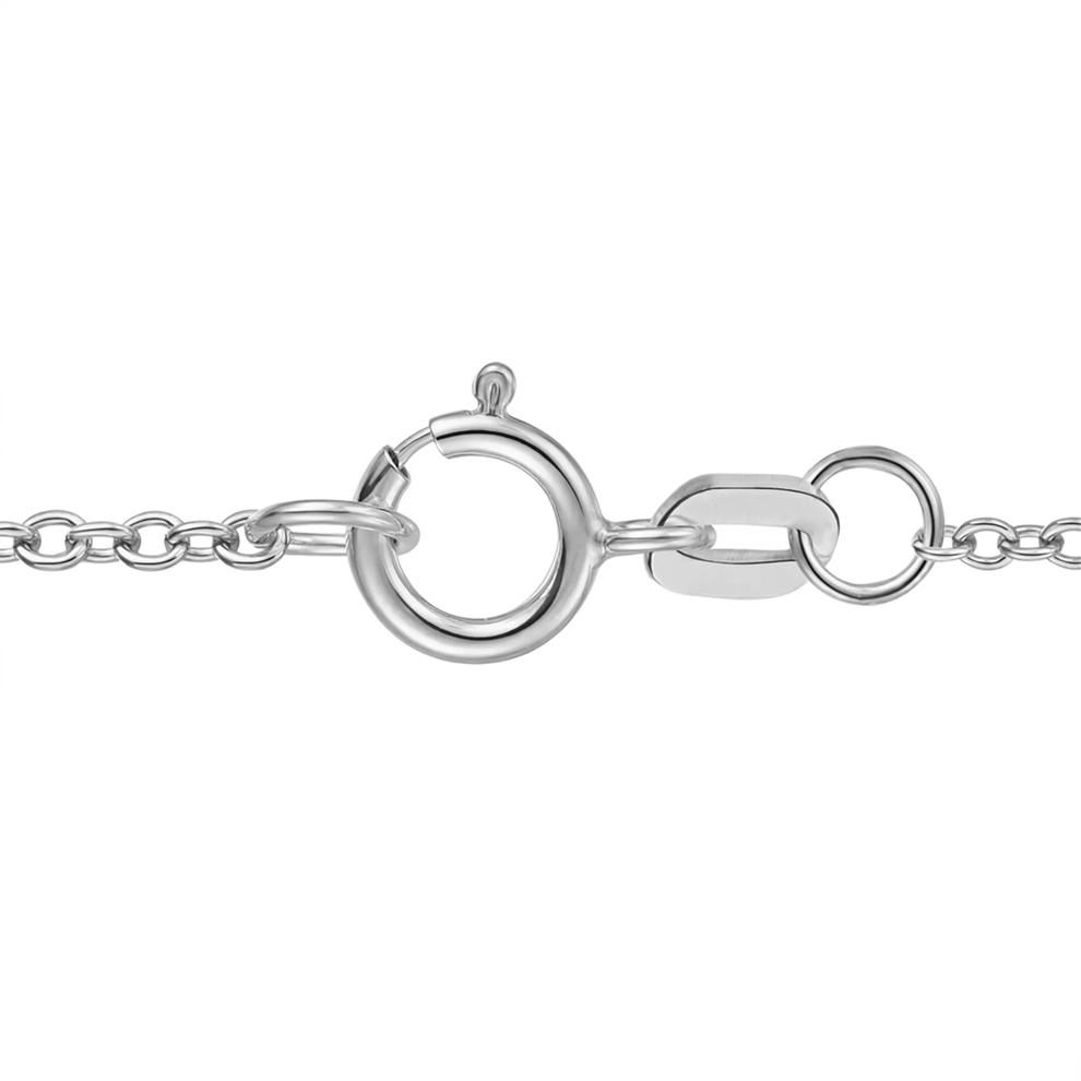 Diamond Illusion Heart Pendant in Sterling Silver (1/4 ct. tw.) – Image 2 of 4