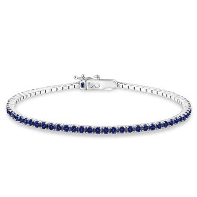 Gemstone Stack Bracelet in Sterling Silver