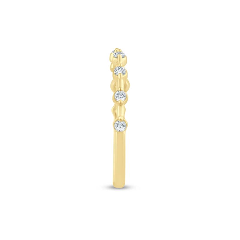 Diamond Bamboo Open Band in 14K Yellow Gold &#40;1/7 ct. tw.&#41; – Image 3 of 3