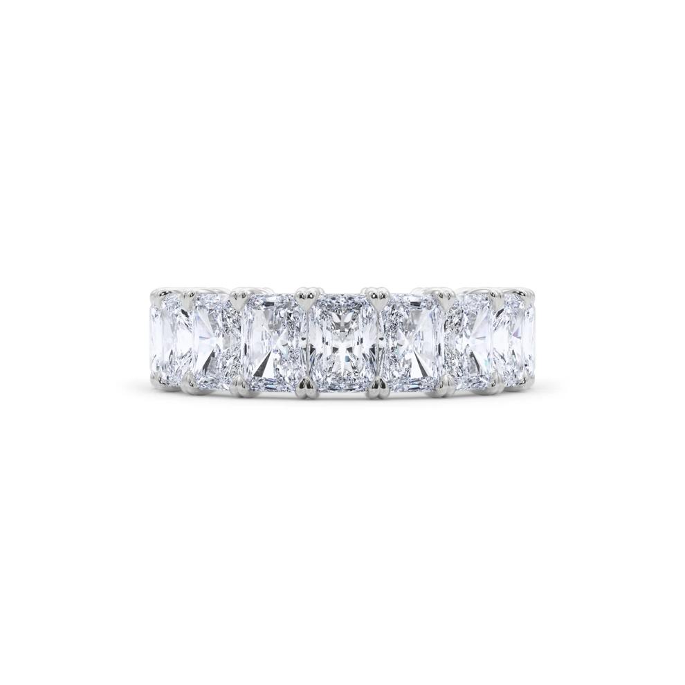Lab Grown Diamond Radiant-Cut Eternity Band in Platinum (7 ct. tw.) – Image 1 of 5