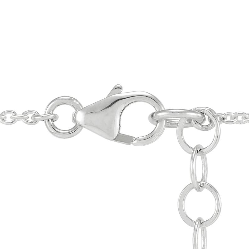 Graduated Oval Pendant in Sterling Silver – Image 3 of 4