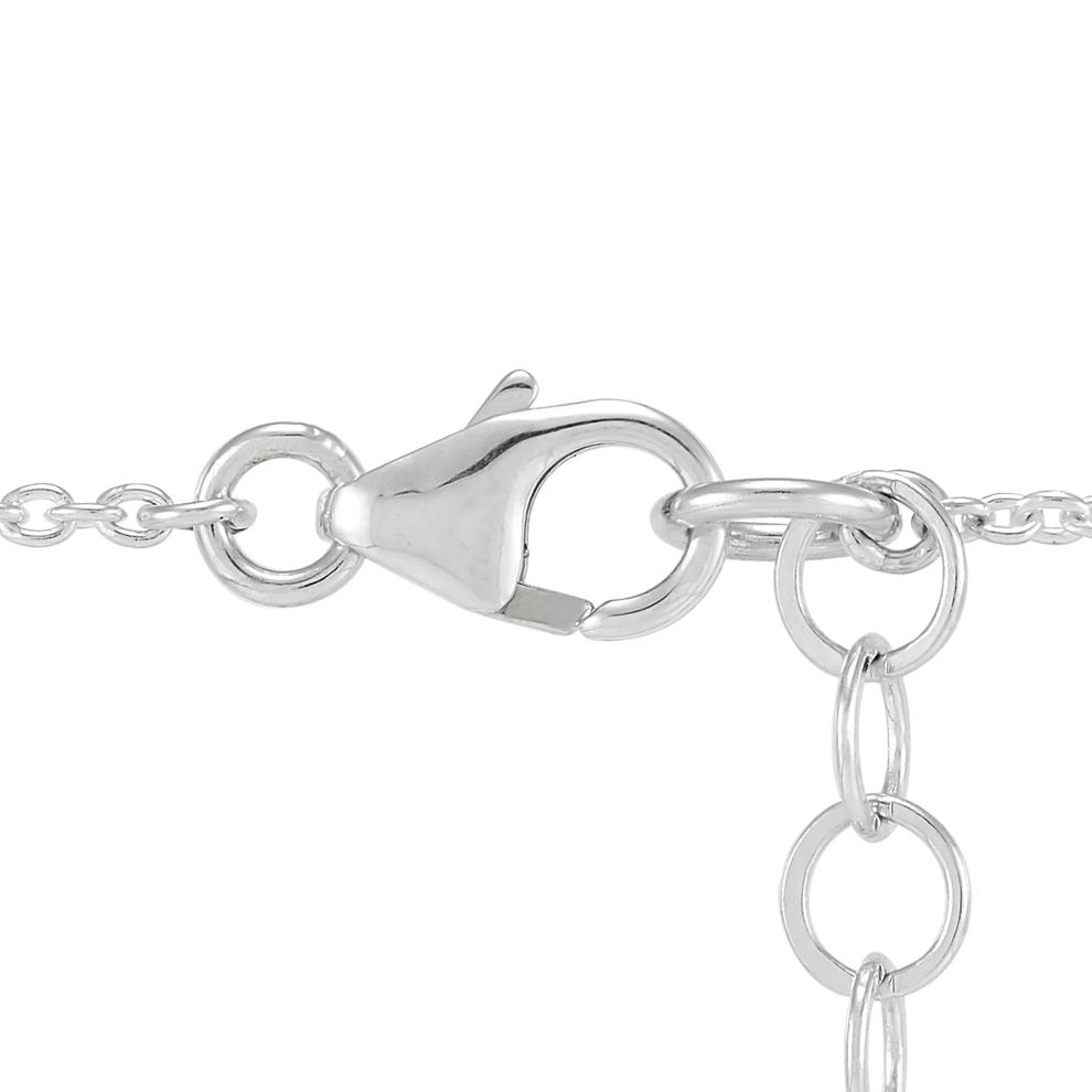 Graduated Oval Pendant in Sterling Silver – Image 3 of 4