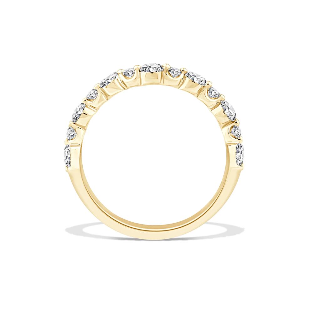 Lab Grown Diamond Contour Band in 14K Yellow Gold (3/4 ct. tw.) – Image 2 of 4