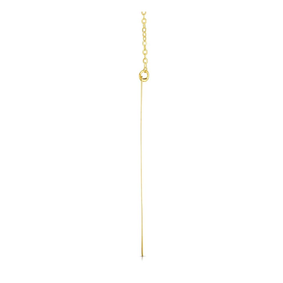"H" Initial Necklace in 14K Yellow Gold – Image 2 of 3