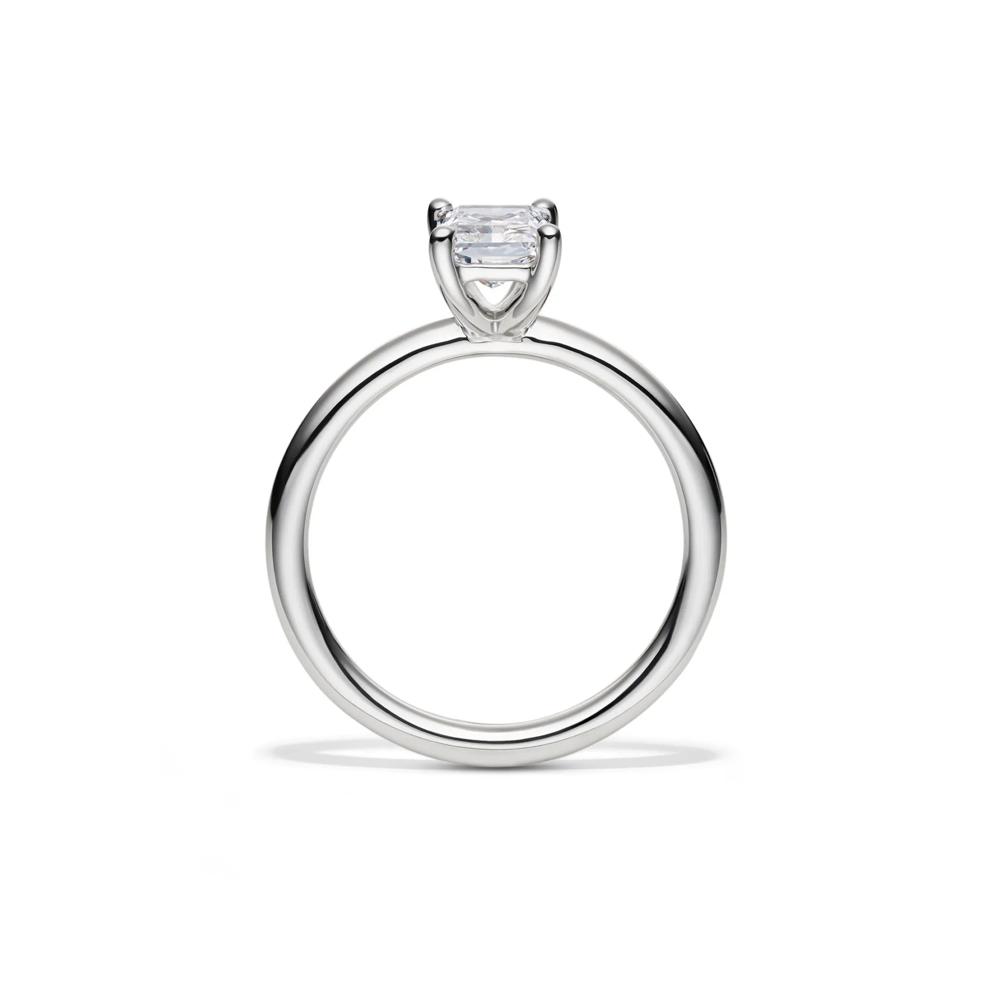 Lab Grown Diamond Radiant-Cut Solitaire Ring in Platinum (1 ct.) – Image 2 of 4
