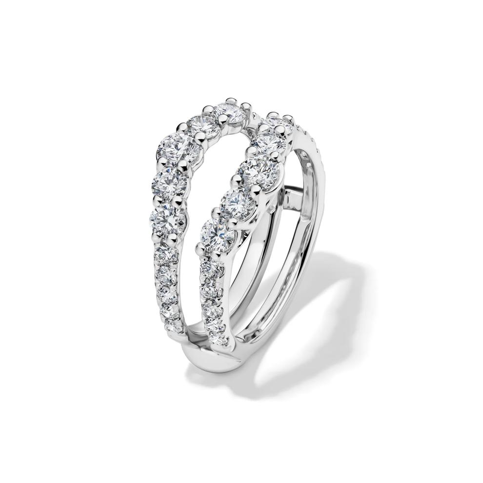 Lab Grown Diamond Ring Enhancer in 14K White Gold (2 ct. tw.) – Image 4 of 4