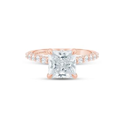 Sabrina Lab Grown Diamond Engagement Ring in 14K Rose and Yellow Gold (3 3/4 ct. tw.)