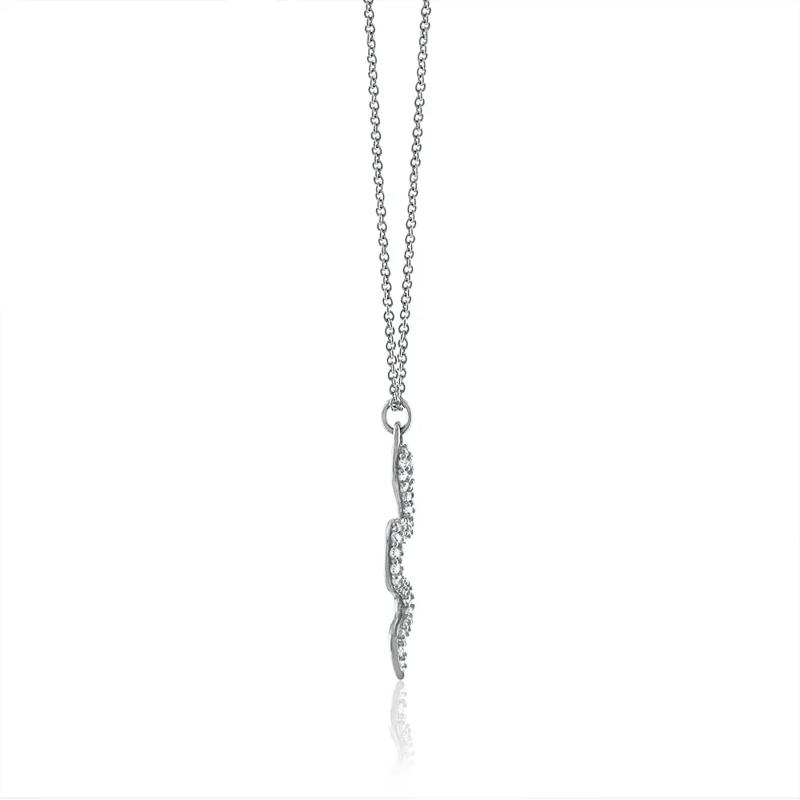 Diamond Snake Pendant in 14K White Gold &#40;1/5 ct. tw.&#41; – Image 2 of 3
