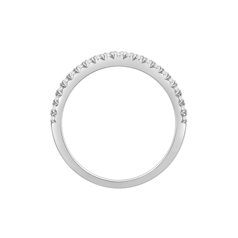 Lab Grown Diamond Anniversary Band in 14K White Gold &#40;1/4 ct. tw.&#41; – Image 2 of 3