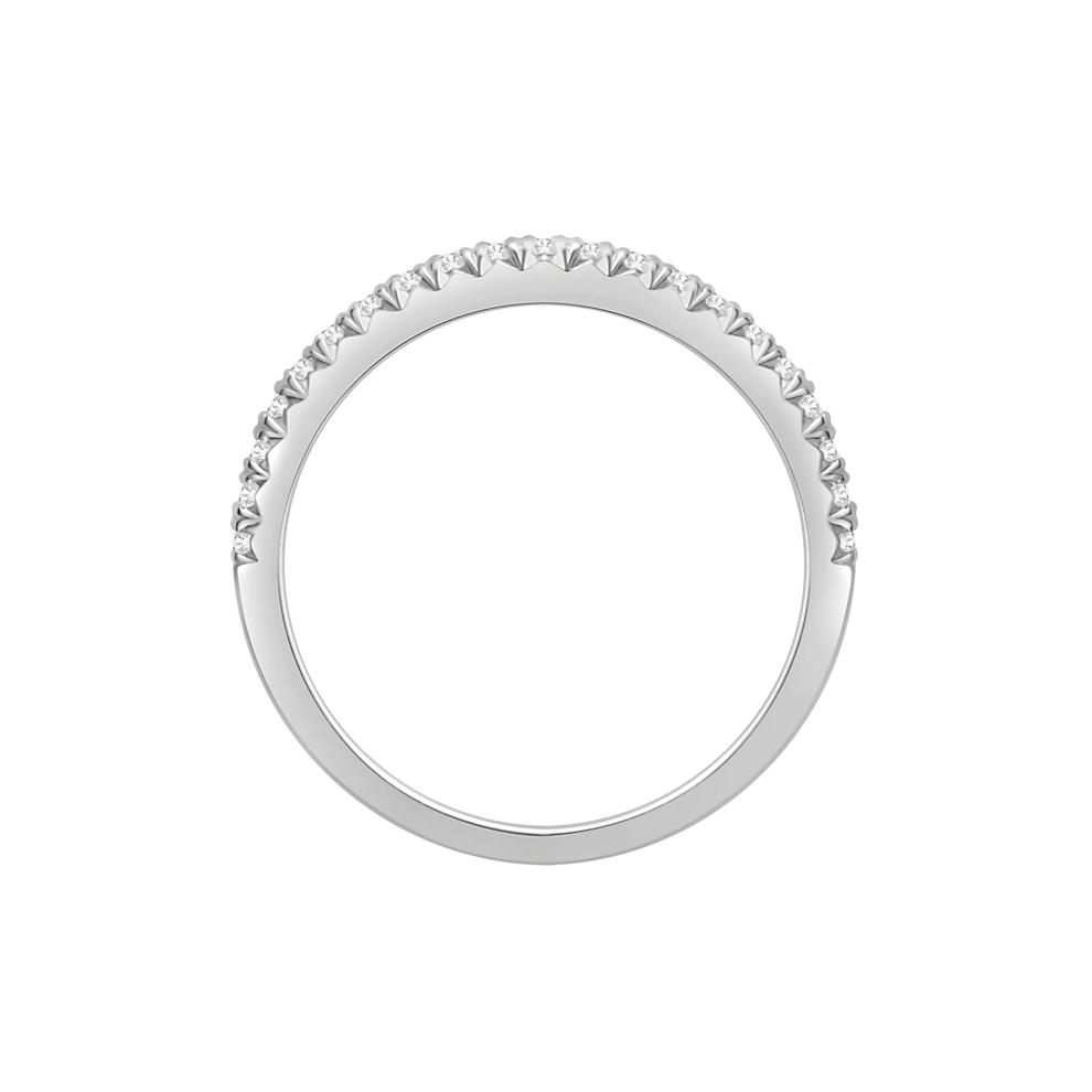 Lab Grown Diamond Anniversary Band in 14K White Gold (1/4 ct. tw.) – Image 2 of 3