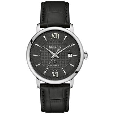 Men's Hudson Watch in Black Leather