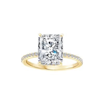 Lab Grown Diamond Engagement Ring in 14K Gold