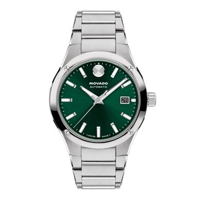 Gents Museum Imperiale Watch With Green Dial and Stainless Steel Bracelet