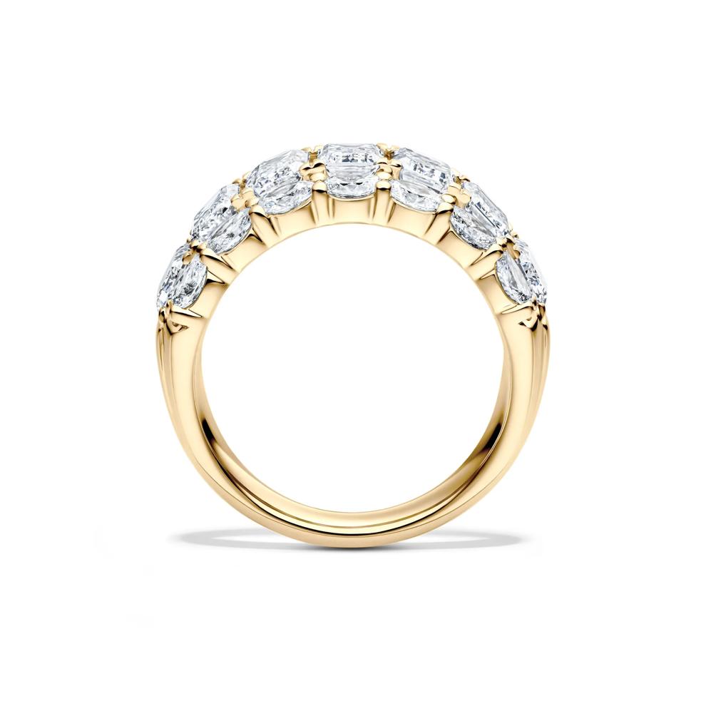 Lab Grown Diamond Multi-Row Band in 14K Yellow Gold (5 ct. tw.) – Image 2 of 4