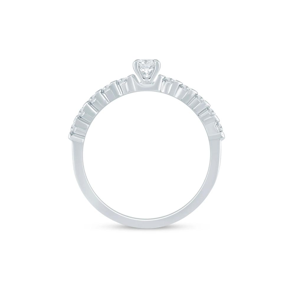 Lab Grown Diamond Promise Ring in Sterling Silver (1/3 ct. tw.) – Image 2 of 3