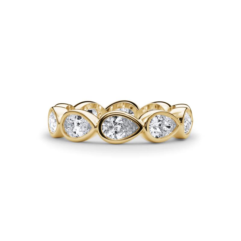 Lab Grown Diamond Bezel-Set Eternity Band in 14K Yellow Gold &#40;2 1/4 ct. tw.&#41; – Image 1 of 4
