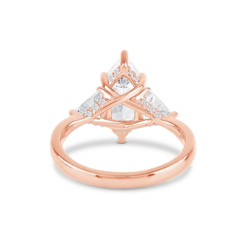 Lab Grown Diamond Emma Marquise Engagement Ring in 14K Rose Gold &#40;2 1/2 ct. tw.&#41; – Image 4 of 4