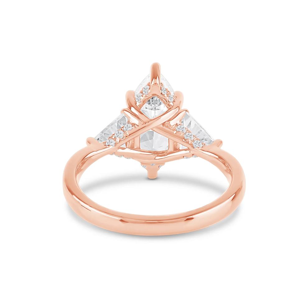Lab Grown Diamond Emma Marquise Engagement Ring in 14K Rose Gold (2 1/2 ct. tw.) – Image 4 of 4