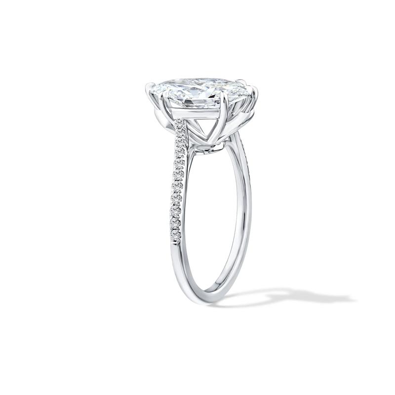 Lab Grown Diamond Marquise Bypass Engagement Ring in Platinum &#40;2 1/4 ct. tw.&#41; – Image 3 of 4